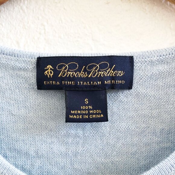 BROOKS & BROTHERS Sleeveless 100% Merino Wool Knit Top Size Small - Picture 6 of 8
